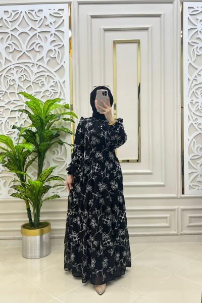 Yeşim Elbise Siyah 2 Siyah