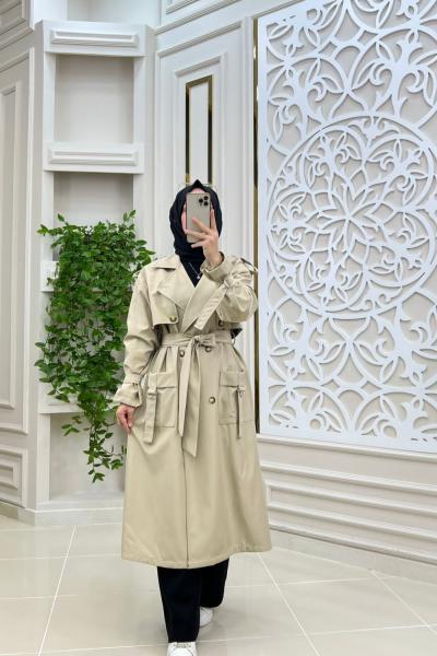 Yeşim Spor Trenç Bej