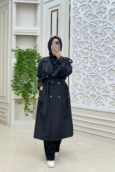 Yeşim Spor Trenç Siyah