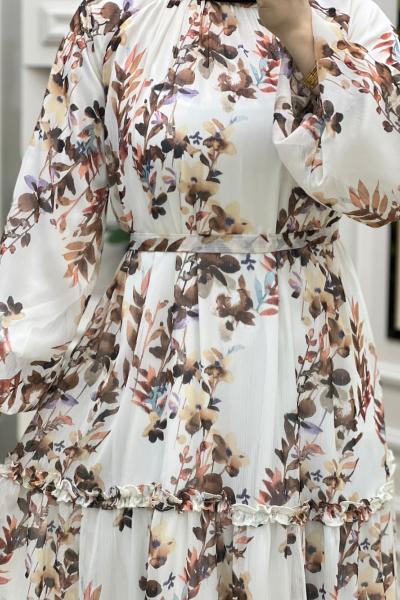 Yosun Elbise  Kahverengi