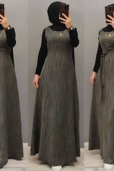 Yün Efektli Jilem Antrasit