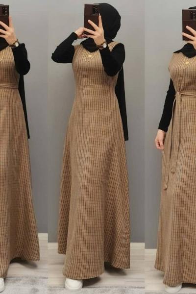 Yün Efektli Jilem Camel