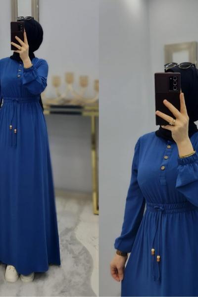 Yusra Spor Elbisem İndigo