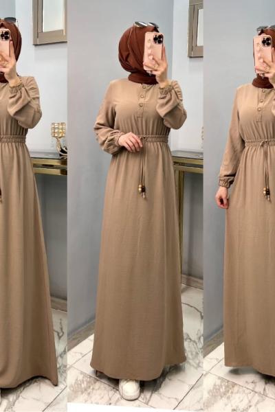 Yusra Spor Elbisem Bej