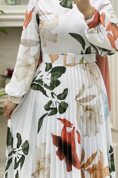 Zambak Elbisem Beyaz