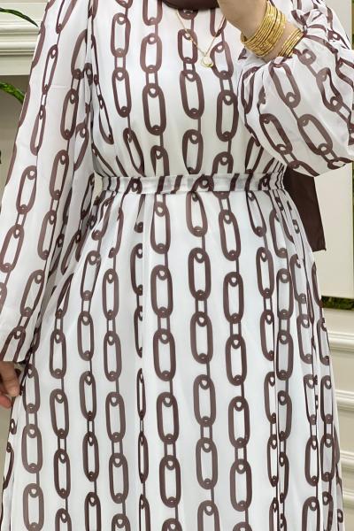 Zen Elbise  Açık kahve