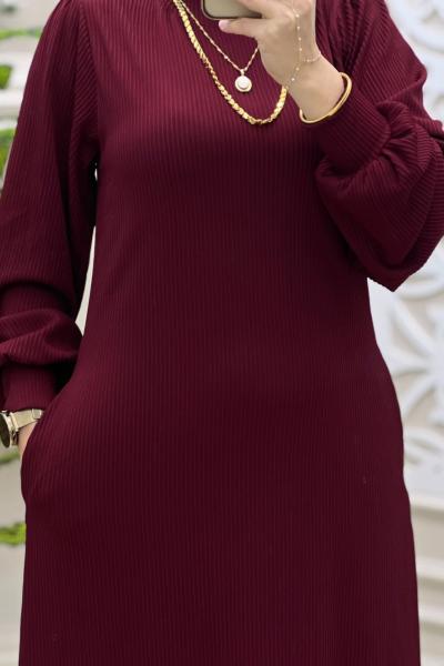 Zirve Elbisem Bordo