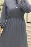 Zuhal Elbise  Gri