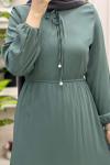 Zuhal Elbise  Mint Yeşili