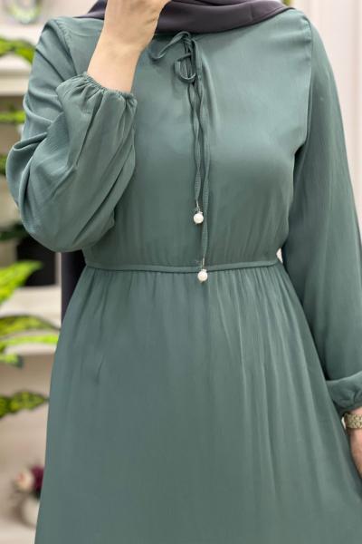 Zuhal Elbise  Mint Yeşili