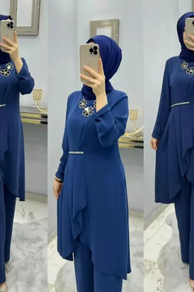 Zümra İkili Takımım İndigo