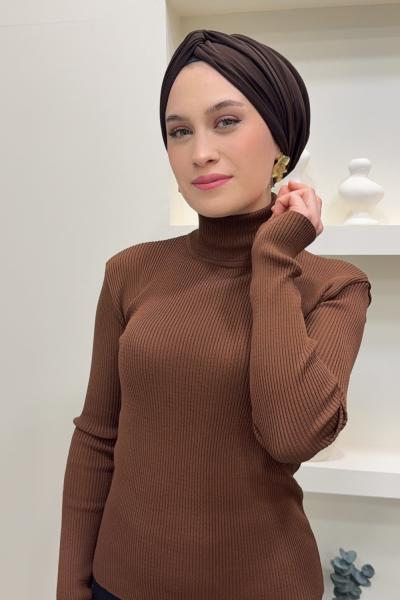 Bluz Mercan Kahverengi