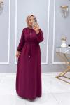 ELBİSE   SAHRA Bordo