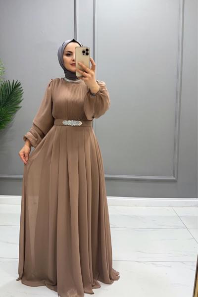 Elbise Abiye Dila Vizon