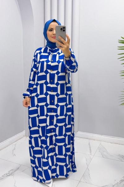 Elbise Alev Saks Mavisi