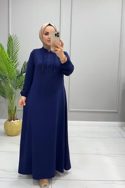 Elbise Ayrobin Gülşen Lacivert