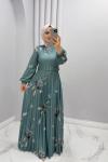 Elbise Burçak  Mint Yeşili