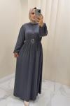 Elbise Gülşen Gri