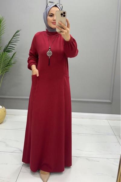 Elbise Kaşkorse  Leyla Kırmızı