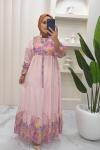 Elbise Modal Figen Pembe