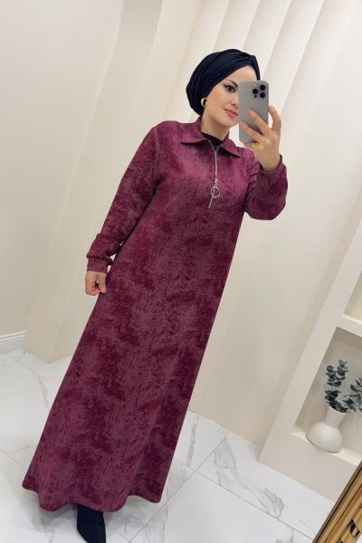 Elbise Oysho zümra Bordo