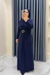 Elbise Sandy Aysima Lacivert