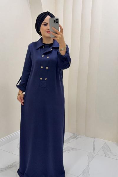 Elbise  Talya Lacivert