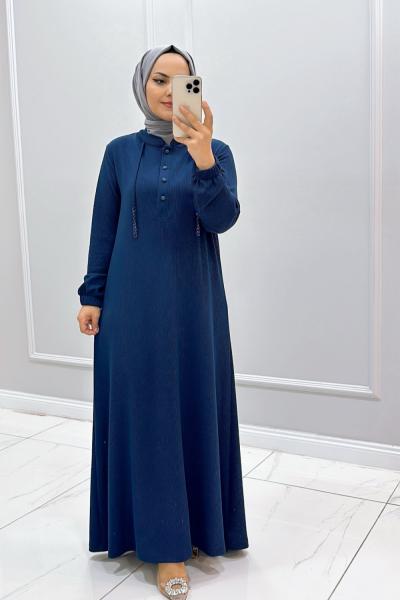 Elbise Tuğba Lacivert