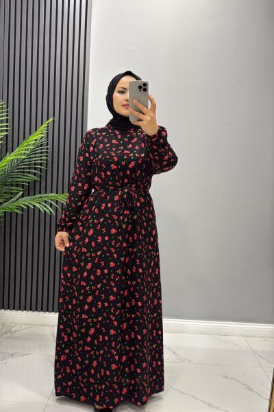 Elbise Viskon Gülçin Siyah