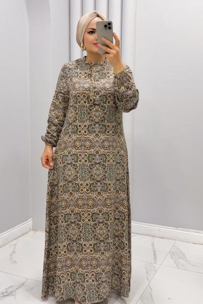 Elbise Viskon Safiye Vizon