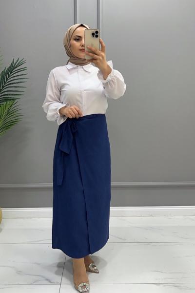 Etek Peştemal Rüya Lacivert