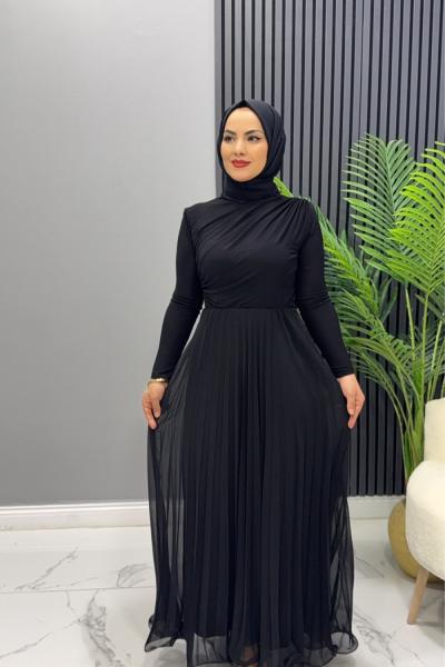 etek şifon Yaren Siyah