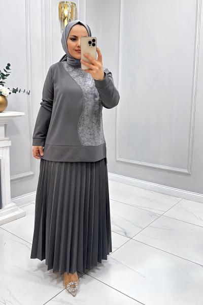 Etekli Takım Efsun Gri