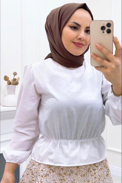 Gömlek   Bahar Beyaz