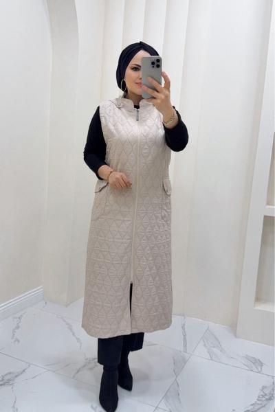 Gülhan Kapitone Krem