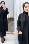Hırka  Minel kısa Siyah