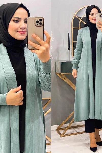 Hırka Nilifer Mint Yeşili