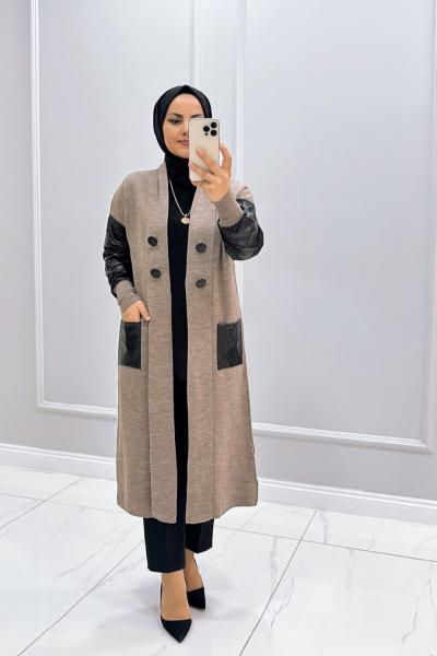 Hırka Triko Zülal Vizon