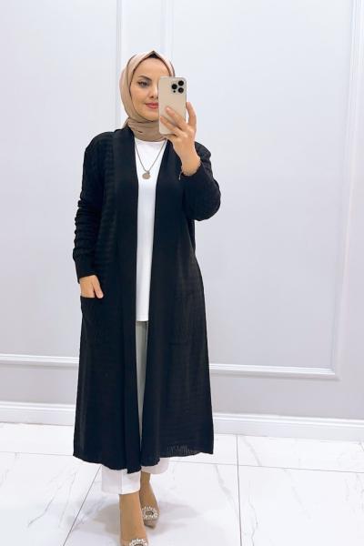 Hırka Triko Venüs Siyah