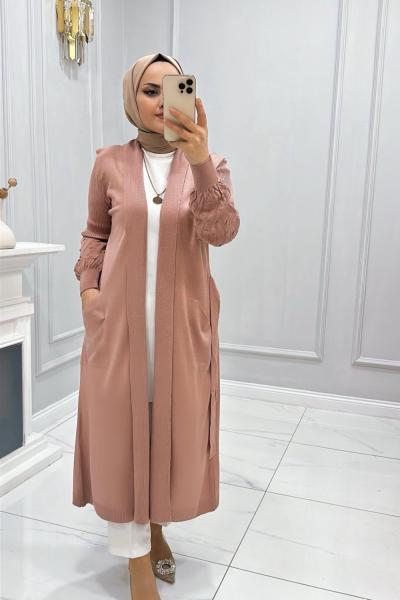 Hırka Triko Nilüfer Pembe