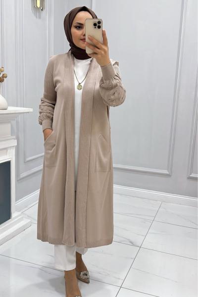 Hırka Triko Nilüfer Vizon