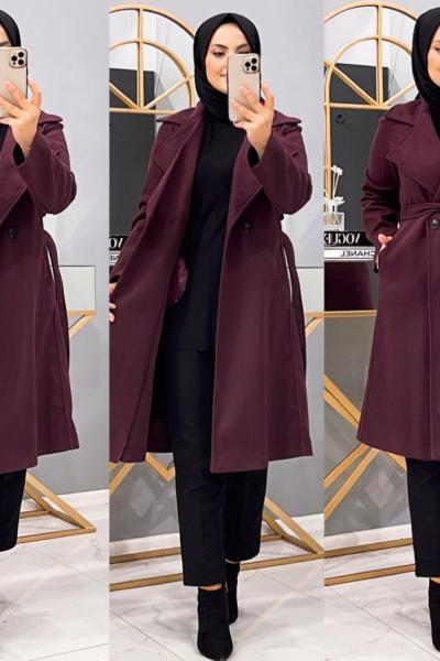 Kaban Kaşe Helen Mor