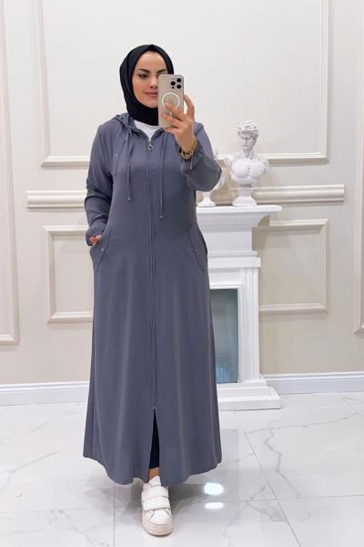 Kap Ayrobin Lidya Gri