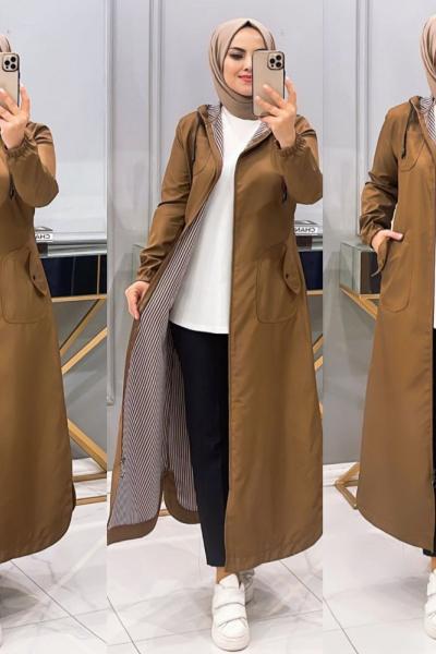 Kap Bondik Çizgili Zara Tütün