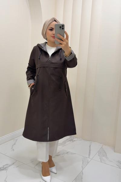 Kap Bondik Azra Kahverengi