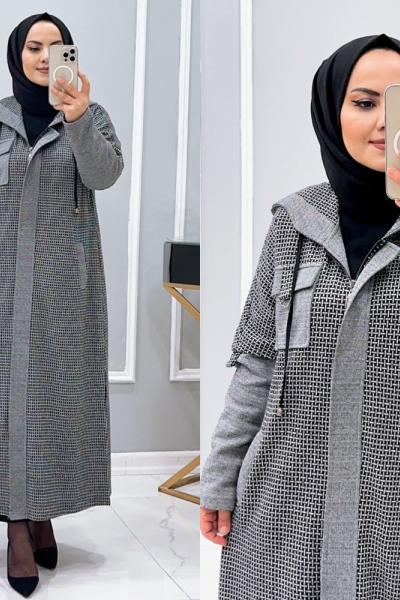 Kap Kayra Sepet Desen Taş Siyah