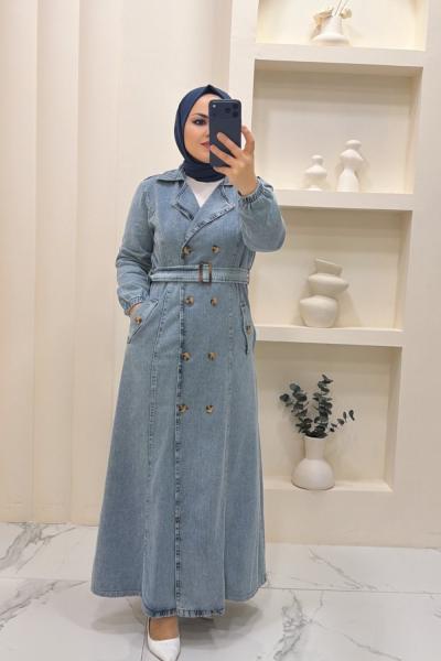 Kap Kot Azze Açık Mavi