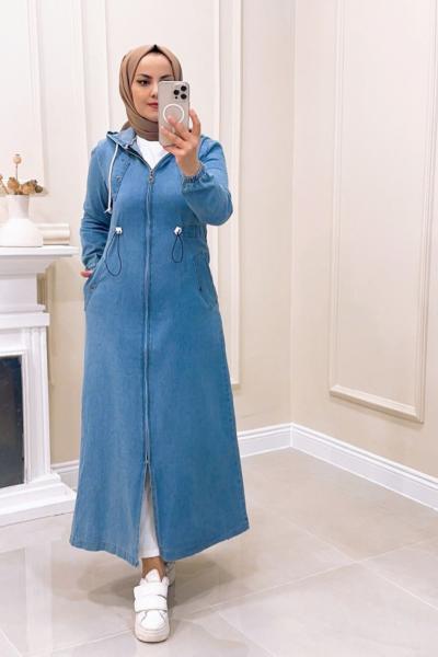 Kot Kap Emina Buz mavisi