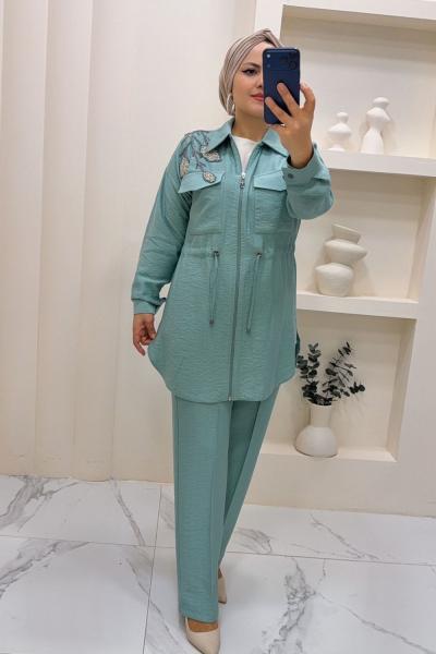 Melisa Üçlü Takım  Mint Yeşili