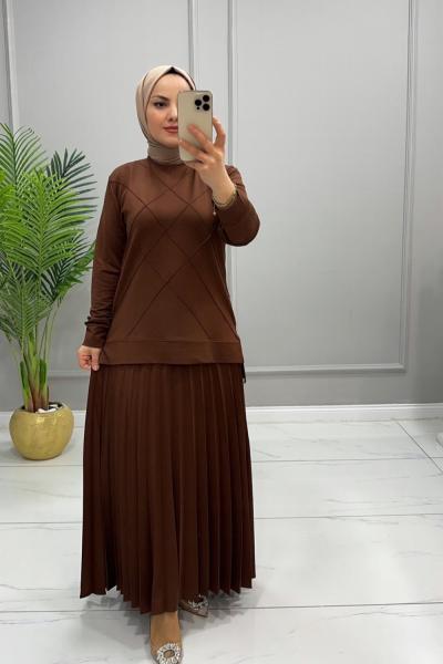 Takım Etekli Ilgaz Kahverengi